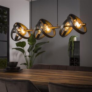 Hanglamp Coos 6 lichtpunten Charcoal